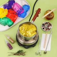 100克/500克/1000克/2000克，天然透明果冻蜡块，透明蜡烛原料，DIY手工蜡烛制作材料，天然原料水晶蜡，无烟蜡 - A - 查看 4