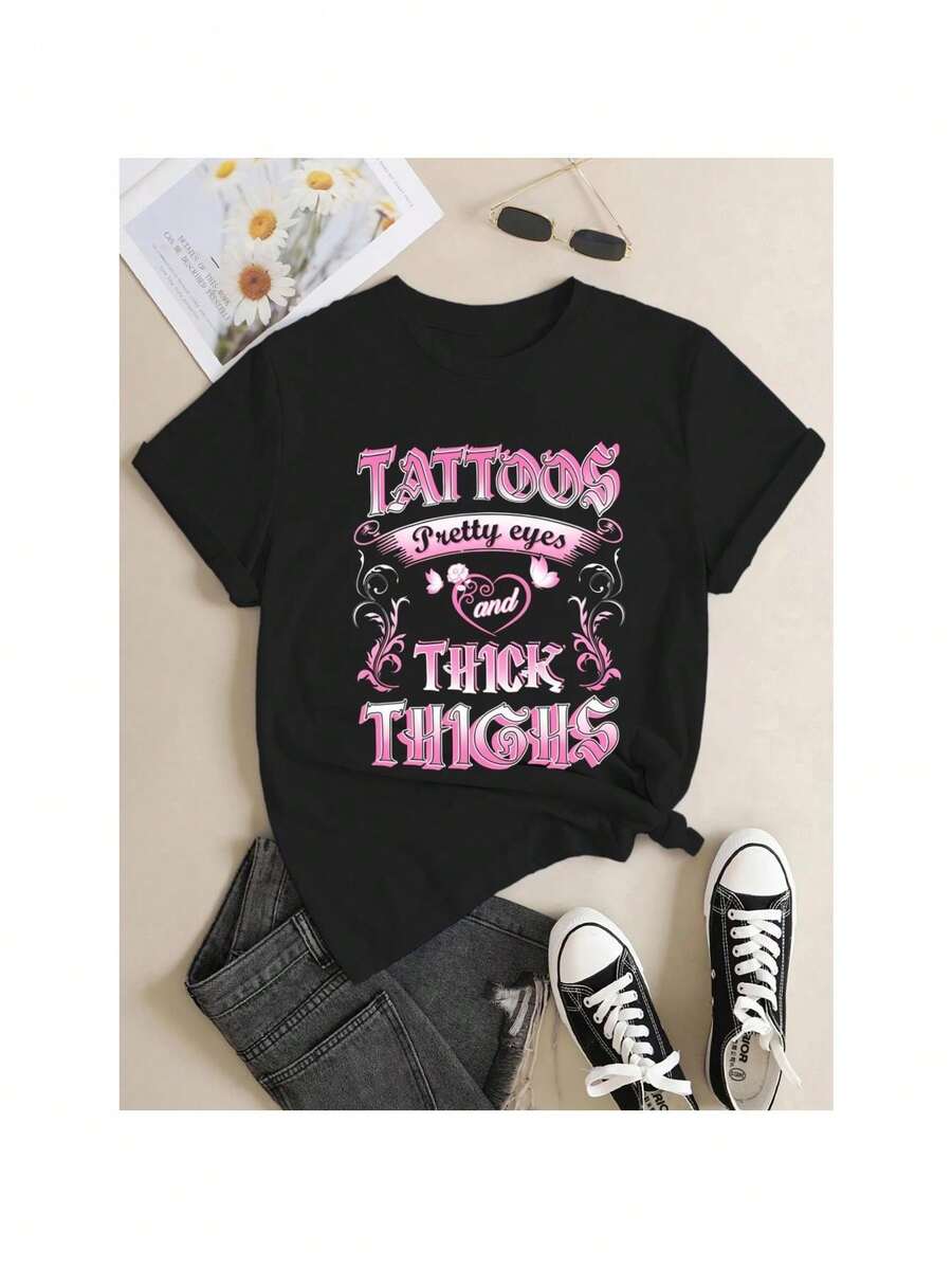 Women T-Shirts - Black - View 1