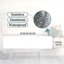 2D Flat - 1pc 2D Flat Herb Garden Metal Sign | Large Vintage Green Herb Plant Wall Decor With Herb Names - Durable Plaque For Herb Enthusiasts Gift, Suitable For Country Farmhouse, Cafe, Bar, Home Decor - 16"X4"/40x10cm - 1PC - 查看 3