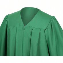 2026 Unisex Matte Graduation Gown And Cap Set With Tassel For Middle High School Bachelor - Emerald Green - View 2