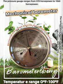 壁挂式多功能家用气压计、温度计和湿度计，常用于气象站。悬挂式家用湿度计、气压计和气象仪，有金色和白色可选。 - A - 查看 7