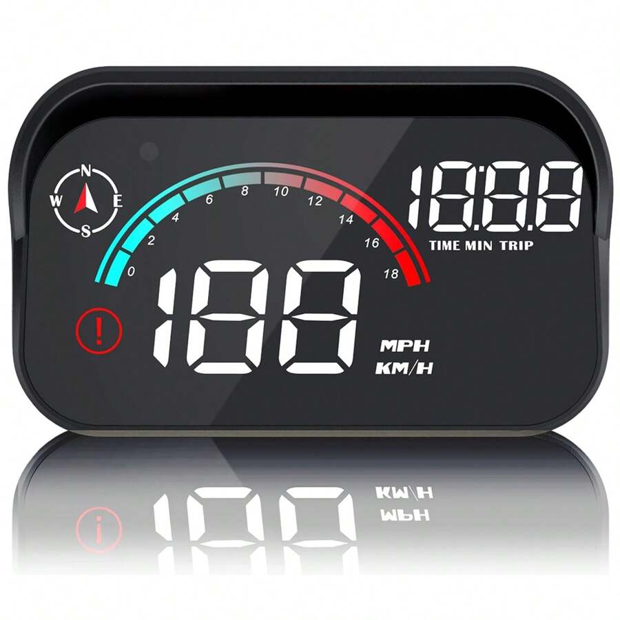 Đồng hồ tốc độ GPS kỹ thuật số M22 3.5", bảng điều khiển thông minh tích hợp đồng hồ tốc độ, la bàn, đồng hồ đo quãng đường cho hầu hết các loại xe.