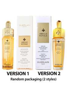 Guerlain 娇兰帝皇蜂姿青春水润精华油，15毫升 - 这款三效合一的面部精华油质地独特，轻盈如水，滋养如油，兼具精华液的功效。全新升级配方蕴含95%天然成分，并注入来自保护区和生态圈的四种珍贵蜂蜜。这款瞬间吸收、保湿滋润的精华油，可提升肌肤9倍修护力，令肌肤焕发光彩。[随机包装（共2款）] - 15ml - New - 查看 2