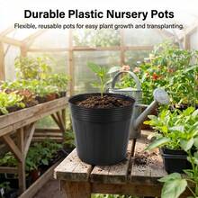 100Pcs Seedling Pots With Hole Or Without Hole For Lotus Planting Durable PP Plastic - Seedling Tray - View 8