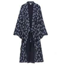 Kimono japonés Yukata - Albornoz de algodón para hombre - Multicolor-03 - Ver 7