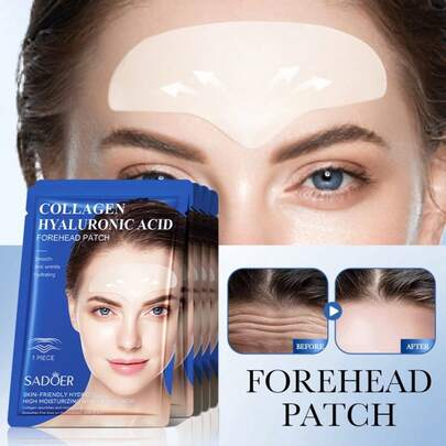 5/10pcs Forehead Wrinkle Patches, Containing Collagen, , Forehead Wrinkle Beauty Care (Bride, Eye Mask, Hen Do Bags Fillers, Beauty, Face Mask, Valentine's Day)