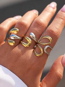 Gold and Silver Mixed Color