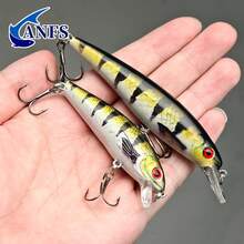 2pcs Colorful Sinking Minnow Fishing Lures-Realistic Design Artificial Baits With Vibrant Patterns For Freshwater Saltwater Fishing - Multicolor - View 8