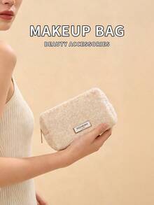 Yves Saint Laurent Women's Medium White Cosmetic Bag - Travel Organizer - White - View 3