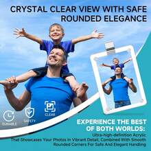 2 clips de fotos para visera de coche, soporte magnético de 3 pulgadas para visera solar, accesorios para colgar espejo de coche - A - Ver 7