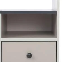 YUNRUX Nattduksbord - Grå - Visa 6