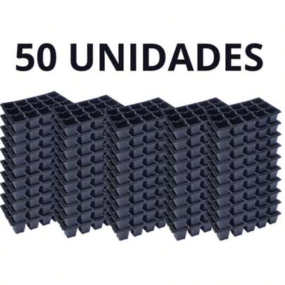 Kit 50 Unid Bandeja 15 Células 2134 Baixa Nutriplan Flexivel