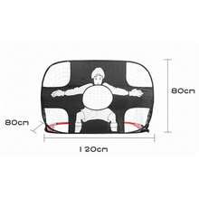 Porterías de fútbol plegables, porterías para niños pequeños, objetivos de red, equipo de entrenamiento al aire libre para niños - Negro - Ver 4