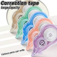 高容量修正带（糖果色），可伸缩修正带，适用于考试，光滑修正带，可靠的液体纸胶带橡皮擦，学校办公用品 - 套裝 - 查看 1