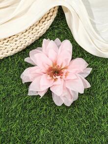 1pc Large Flower Hair Clip, Beach Holiday Hair Accessory - Multicolor - View 3