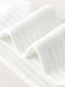 1件装打底裤、紧身裤、条纹裤、修身裤、可搭配裙子的丝袜 - 白色 - 查看 6