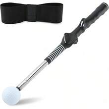 Golf Swing Pro Trainer: Portable Retractable Stick With Click Feedback For Enhanced Grip, Tempo & Consistency - 1__ - View 1