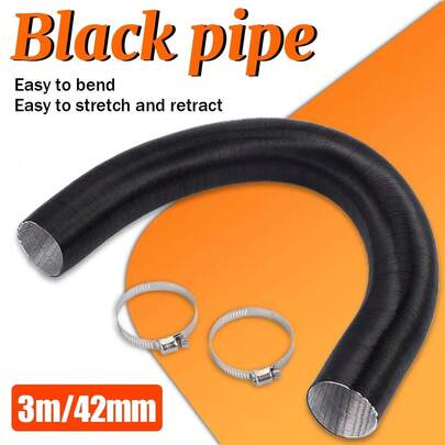 42MM Inner Diameter Stretched Length 100cm 200cm 300cm Heater Duct Pipe Tube Hose For Webasto Eberspacher
