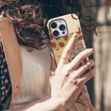 Apple Pattern Ladybug Apple Theme Protective Case Compatible With IPhone 17 16 15 14 Pro Max Plus 13 12 11 - Multicolor - View 5