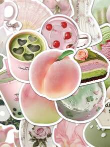 50pcs Early Summer Girl's Dream Sticker Suitcase Phone Case Notebook Skateboard - Early Summer Maiden - View 7