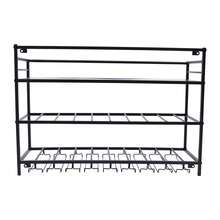 Wine Rack & Wine Glass Rack - Black - View 9