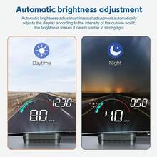 Đồng hồ tốc độ GPS kỹ thuật số M22 3.5", bảng điều khiển thông minh tích hợp đồng hồ tốc độ, la bàn, đồng hồ đo quãng đường cho hầu hết các loại xe. - M22 - Xem 9