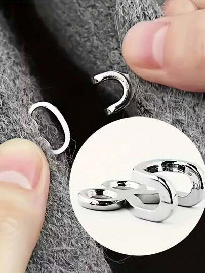 20 piezas de botones a presión invisibles de aleación metálica, para costura DIY, adecuados para bolsos, pantalones, faldas, cuellos y chaquetas, accesorios y suministros de costura