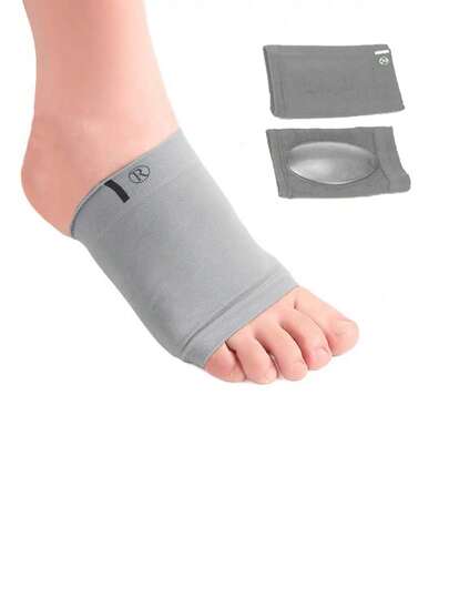 2pcs Elastic Arch Support Sleeve, Breathable, Suitable For Casual Shoes, Available In 3 Colors