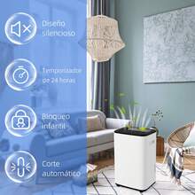 HOMCOM Deshumidificadores - Enchufe EU Tipo C(220-240V) - Ver 5