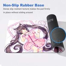XXL Gamer Computer Desk Mat Nekopara Mouse Pad Cute Anime  Mousepad Carpet Office Laptop Mousemat Desktop Table Mat 900x400 - N1 - 查看 5