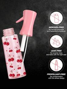 Bình xịt phun sương PET có thể tái sử dụng, họa tiết nơ, thích hợp cho du lịch và công tác, tẩy trang, bình xịt tóc tái sử dụng, phun sương liên tục để tạo kiểu tóc, vệ sinh, tưới cây, dưỡng ẩm da mặt. - Nhiều màu - Xem 5