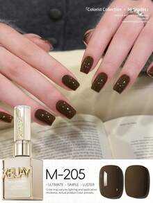 XEIJAYI 1pc 15ml Glossy Gel Nail Polish Soak Off LED Cured, Perfect For DIY Manicures & Salon Quality Home Use, Ideal Gift For Women - 彩色 - 查看 24