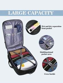 NEWHEY Fashionable Chest Bag, Unisex, Minimalist Small Bag, Cool Plaid Phone Pouch, Casual Street Mini Waist Bag, Sports Cycling Phone Pouch Coin Purse, Holiday Gift, Camping - Black - View 4