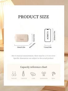 Yves Saint Laurent Women's Medium White Cosmetic Bag - Travel Organizer - White - View 7