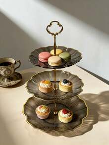 Two And Three-Tiered Candy And Snack Stand – Decorative For Table Settings, Parties, And Afternoon Tea. - 查看 4