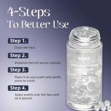 KOEC Hyaluronic PDRN Orb Serum,Boosting Face Serum With Hyaluronic Acid, Glutathione,Deep Hydrating,Reduce Wrinkles,Skin Elasticity,Skincare For Women 20g - Màu A - Xem 7