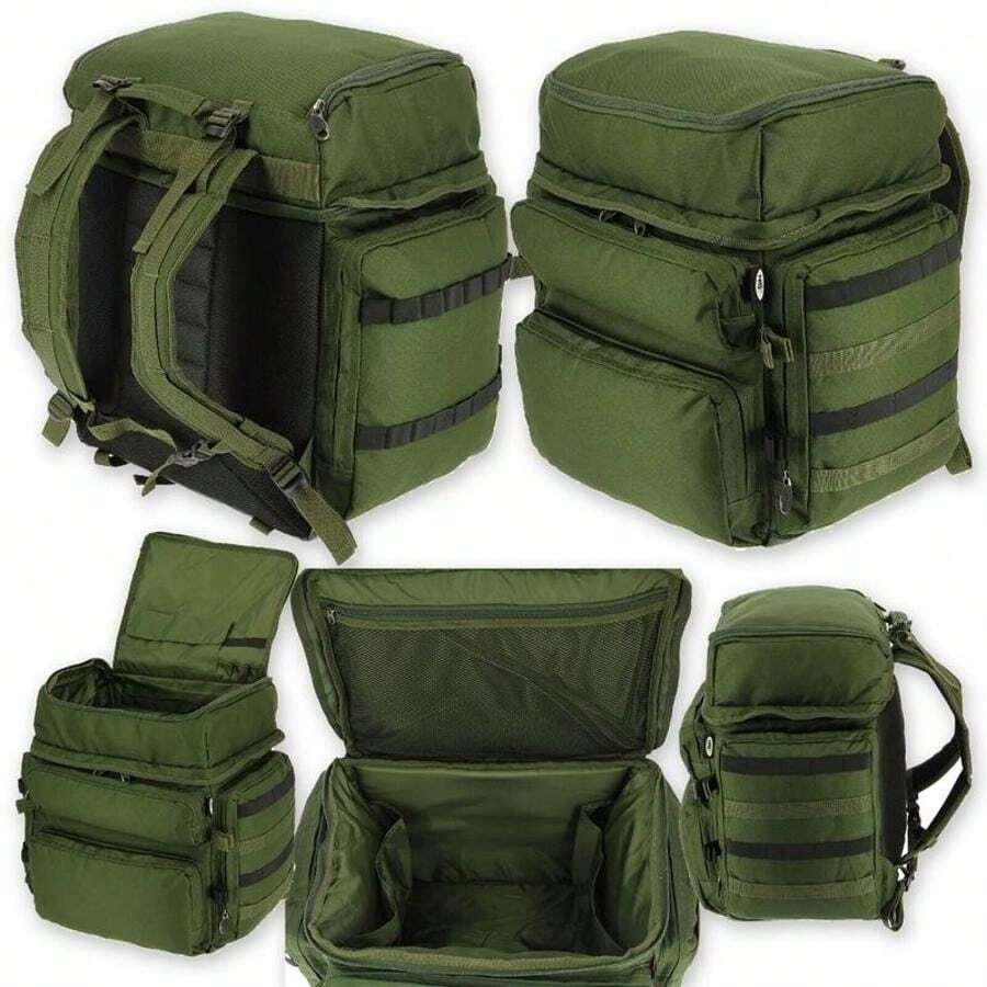 Carp Fishing Rucksack Backpack 65L Camping Hiking 6 Compartment Tackle Bag NGT - 65L - View 1