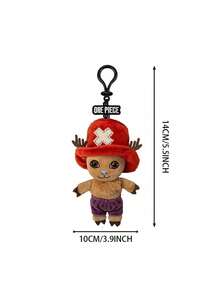 TOEI ANIMATION 1 Móc khóa túi xách nhồi bông One Piece Live Action được cấp phép chính thức. Chọn 1 kiểu: Chopper, đồ sưu tầm dành cho fan anime, phụ kiện tiệc mùa hè. - Màu đỏ tím - Xem 6
