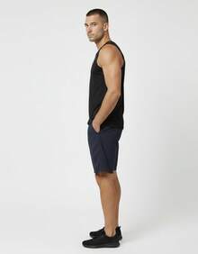 Kit 05 Camiseta Regata Masculina Lisa Academia Básica Algodão 30.1 Fafenix - Preto - Visão 4