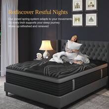 Duchessz 14 Inch King Queen Full  Twin Size Premium Memory Foam High Quality Pocket Coils Bed Mattress Cushion Medium Firm High Breathable Supportive Edge Zero Pressure Cooling Night Sleep - 14寸 - 查看 6