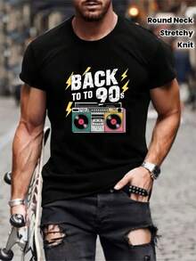 Men T-Shirts - Black - View 8