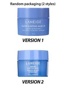 Laneige 兰芝[迷你]水润睡眠面膜 15ml / 亮肤、补水、柔肤 / 一款韩国睡眠面膜，可在夜间深层补水，令肌肤焕发光彩。轻盈清爽的凝胶配方温和舒缓肌肤，锁住水分，带来轻盈舒适的感受。[随机包装（2种款式）] - Water Sleep Mask 15ml - 查看 3