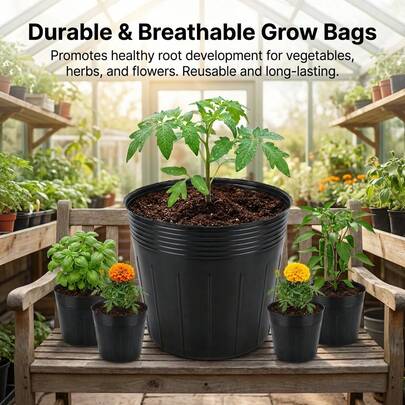 100Pcs Seedling Pots With Hole Or Without Hole For Lotus Planting Durable PP Plastic