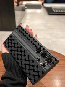 1个创意时尚线条设计手机壳/保护套，兼容、荣耀、Galaxy等国际版手机，不适用于国内版手机。 - 黑色 - 查看 6