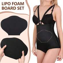 5 Pcs Lipo Foam Board Set BBL Lumbar Molder AB Board Compression Abdominal Board Back Tummy Tuck Board Lumbar Supports (Black,Nude),41465940 - Multicolor - View 6