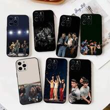 Funda para teléfono Band J-Jonas B-Brothers para iPhone 17 16 15 14 13 12 11 Ais/Pro/Max/Plus, cubierta de silicona suave negra. - z6 - Ver 1