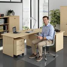 CuisinSmart Heavy Duty Office Chair Mat For Carpet, Non-Slip Office Chair Mat Protector For Carpeted Floors, Easy Glide PVC Desk Mat For Home & Office Use - Convex-36*48 Inch - View 2