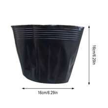 100Pcs Seedling Pots With Hole Or Without Hole For Lotus Planting Durable PP Plastic - Seedling Tray - View 13