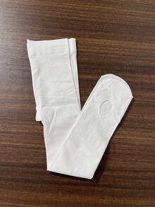 Quần tất múa ba lê/Vớ ba lê nữ, chất liệu mềm mại, co giãn, mỏng nhẹ, màu trắng. - trắng - Xem 2