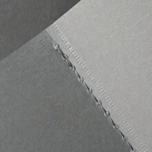 标准尺寸及护照尺寸黑色卡纸笔记本，200克厚黑色卡纸，16张/32页，兼容TN内页的旅行日记本，可用于写日记和绘画 - 長方形 - 查看 4